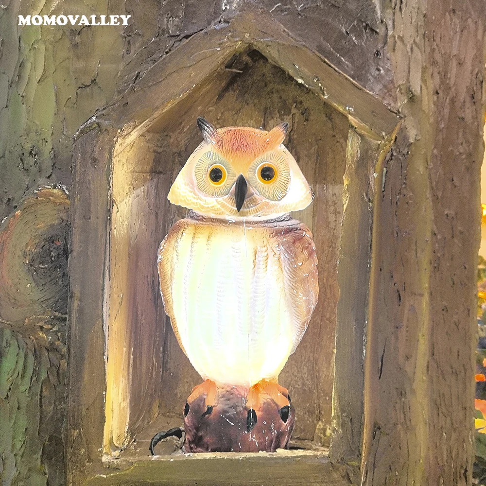 Momovalley LED Dynamic Owl Light - Perfect for Outdoor Events