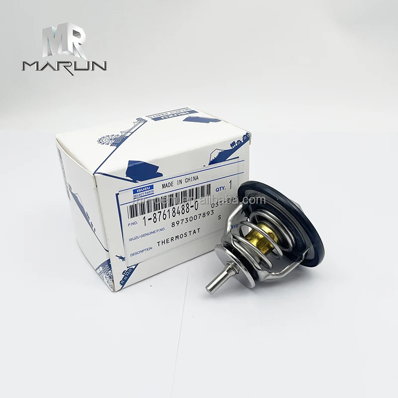 4HK1 Original Thermostat for Excavator ZX200-3 Engine Parts 1-87618488-0 8-97300789-3 8-97167497-0