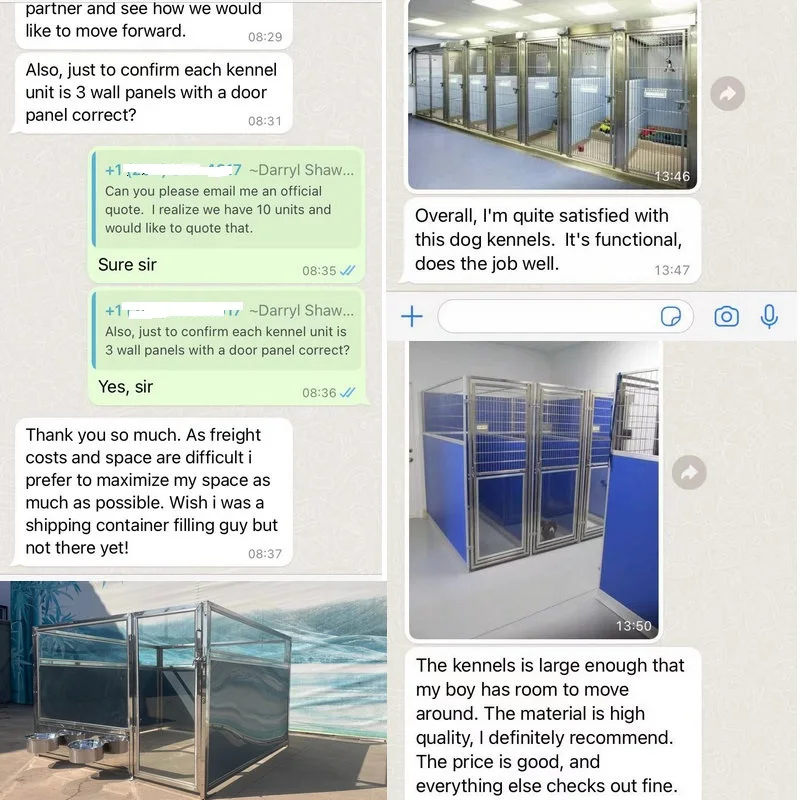 Stainless Steel 304 Dog Kennel,Steel Dog Runs & Kennels For Multiple