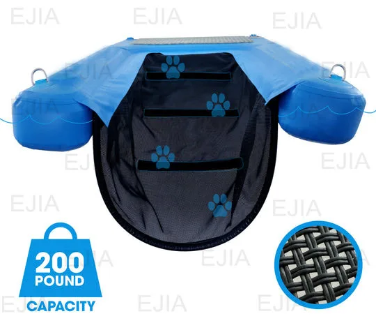 Pup Plank Originale - Rampa Gonfiabile Per Cani, Scala Piscina/Barche Per Animali Fino A 50kg - Foto 14