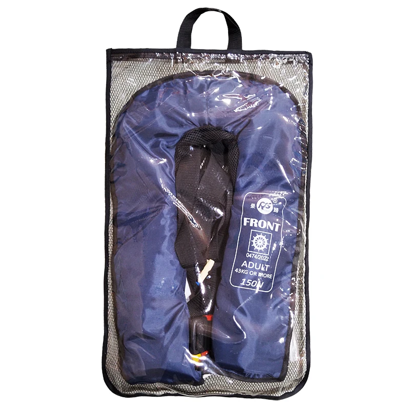 SOLAS Approved Double Balloon Double Chamber Marine Inflatable Life Jacket