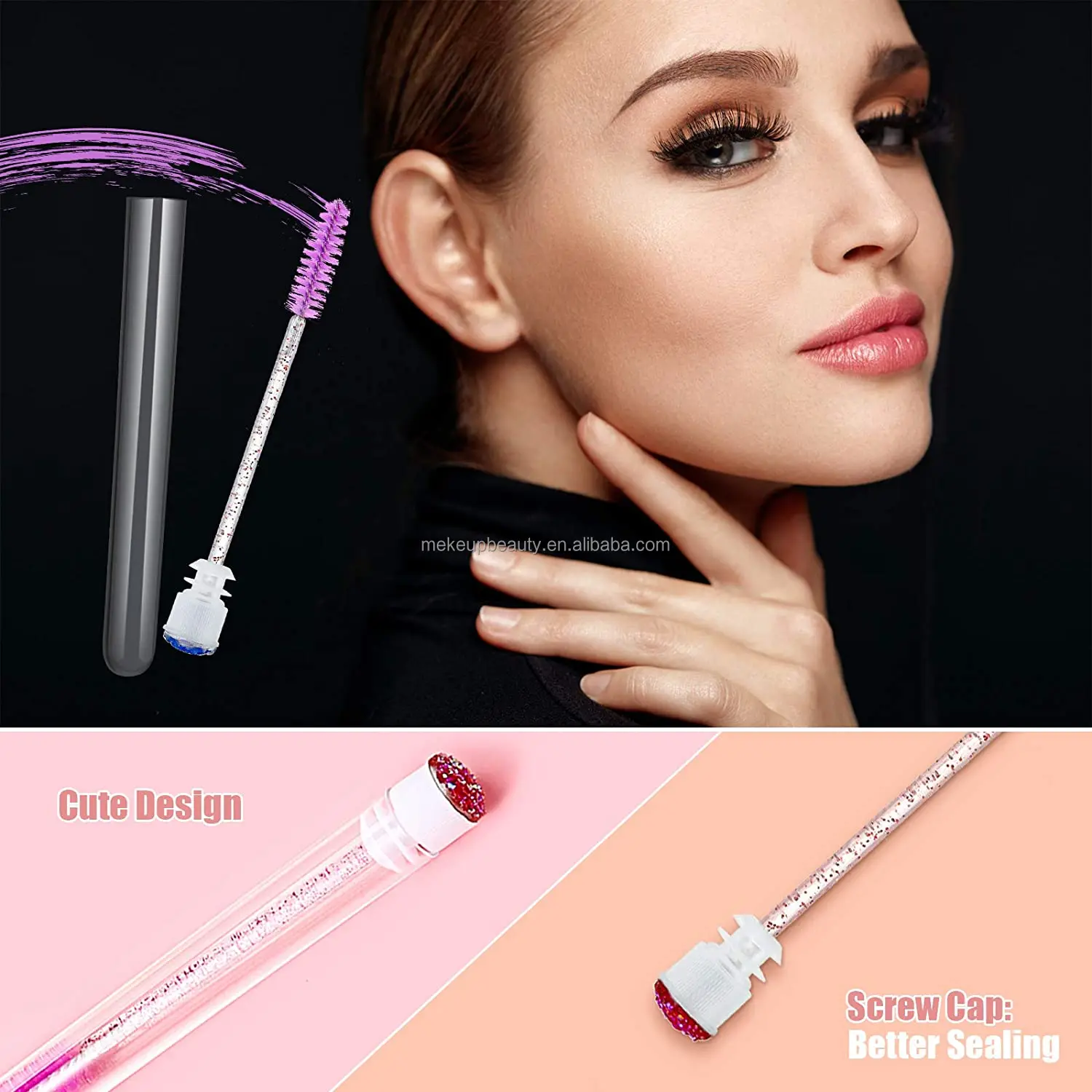Mascara Eyelash Brushes Lash Tube Lash Applicator Disposable Mascara