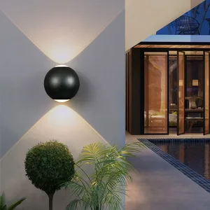 LED Outdoor Garden Porch Waterproof Wall Lamp up and Down Courtyard Staircase Outdoor Wall Light