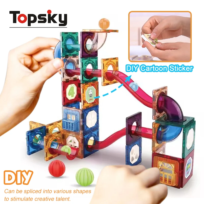 Plastic 3D Colorful Puzzles Stacking Blocks Toys DIY Tiles Clear Construction STEM Preschool Sensory Educational Toys for Kids