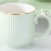 Crystal green cups (6 individual cups)