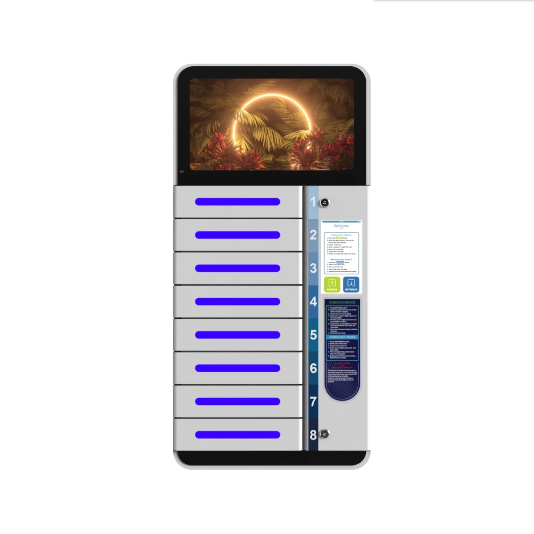 Digital Locker Cell Phone Charging Machines Mobile Phone Charge Stations Kiosk Electric PD Fast Charging Locker
