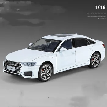 1/18 精巧な造りの金属製 アウディ特注モデル アウディ AUDI A6L 白