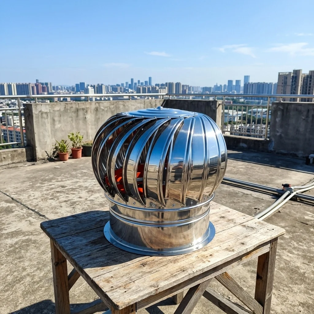 Ventilation Wind Driven Extractor, Roof, Stainless, Steel - detail 2