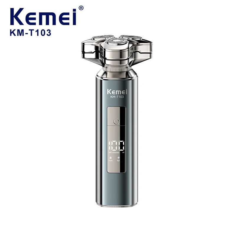 ماكينة حلاقة كهربائية KEMEI km-t103 ماكينة حلاقة للرجال ماكينة حلاقة لإزالة شعر الوجه