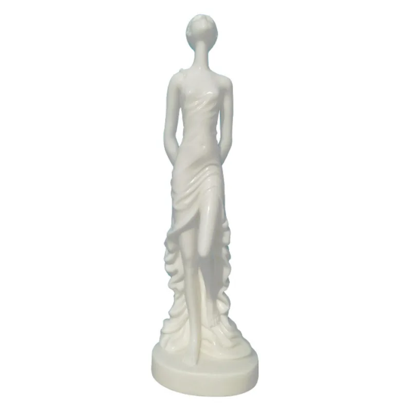 White Statue Stone Carving Life Size Garden Landscaping Home Decoration Religious Figure Sculpture Marble