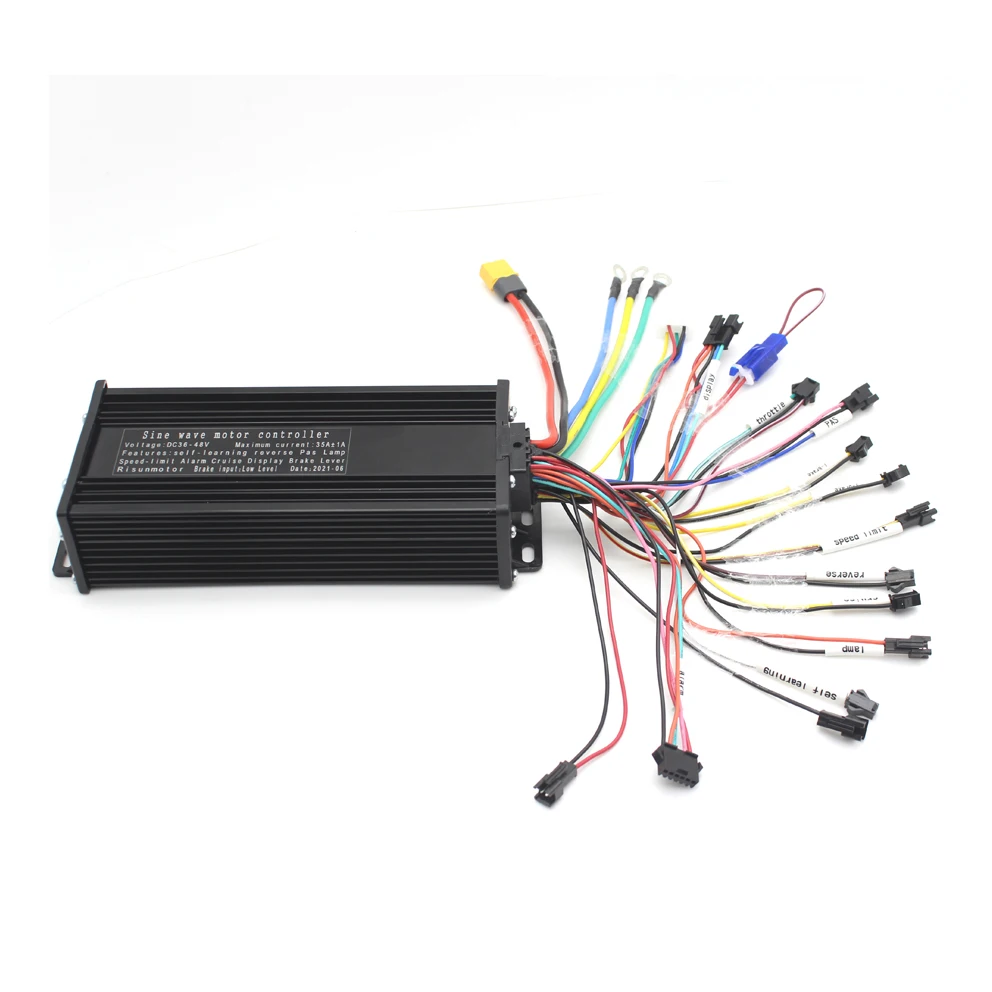 48V 52V 60В 72В 1500W-3000W 45A 3-режимный Синусоидальная волна фара для электровелосипеда в контроллер с цветной ЖК-дисплей зал или мотор