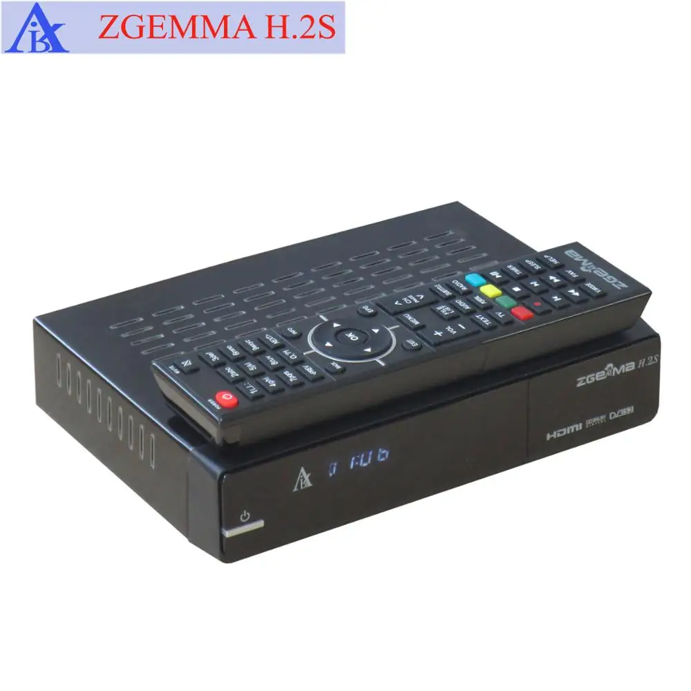 Enigma2 Linux ZGEMMA H.2S DVB S2 + DVB S2 Satellite Tv Receiver No Dish