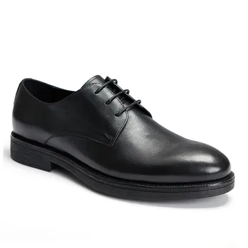 2021 OEM custom luxurious handmade leather patent germany pointed black dress shoes sexy for men
