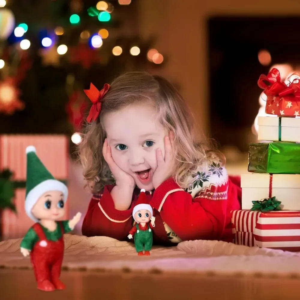 Christmas Elf Doll Decoration for Newborn Christmas Outfit, Fast