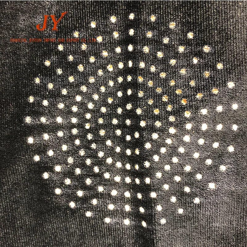 Маленький минимальный заказ, 92% полиэстер, 8% спандекс, бархатная фольга с голограммой в виде звезды, бархатная ткань с принтом