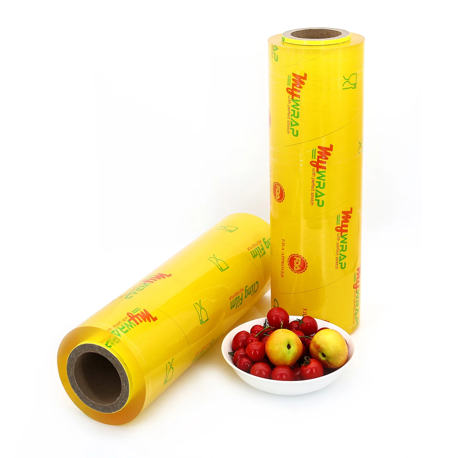 11mic 2500m Food Wrapping Pvc Stretch Cling Film Food Grade 10mic 1500m