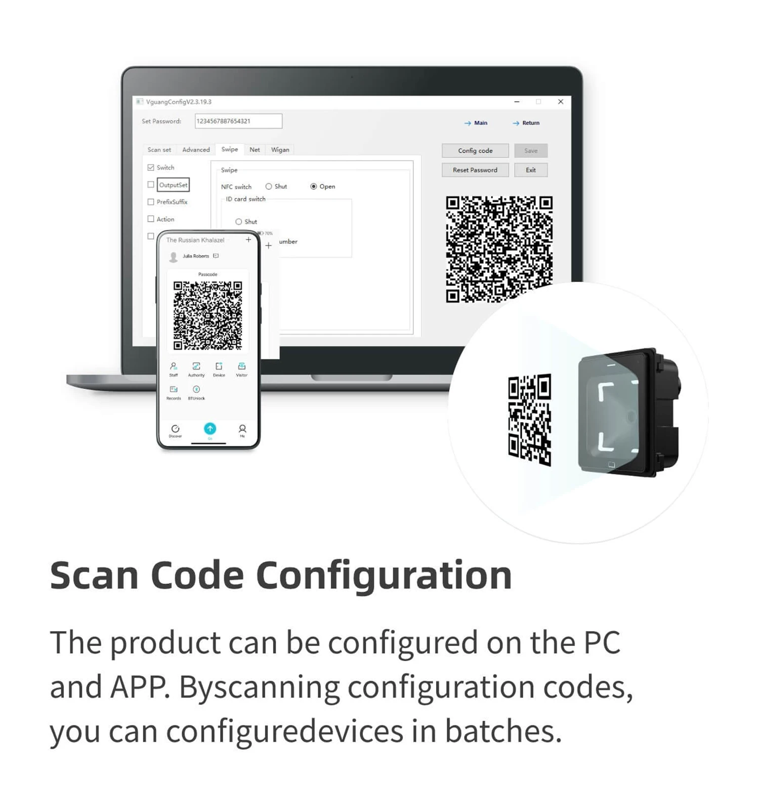 Feocey FC8420 Embedded IP54 Waterproof Kiosk Barcode Scanner Vending Machine USB QR Code Reader High Visibility Easy-to-Use