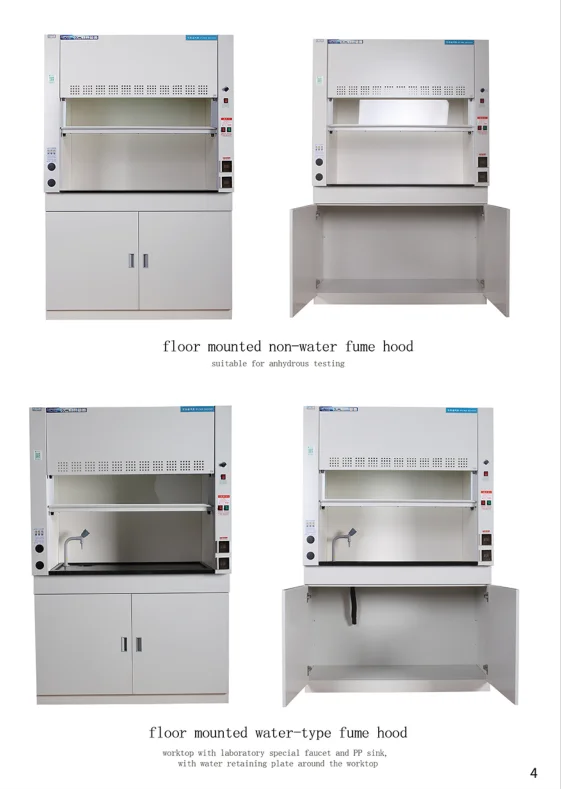 F8-PD-W1000 Intelligent Control Laboratory Fume Hood Ventilation Lab Equipment/Cupboard for Hospital Workshop OEM China Factory