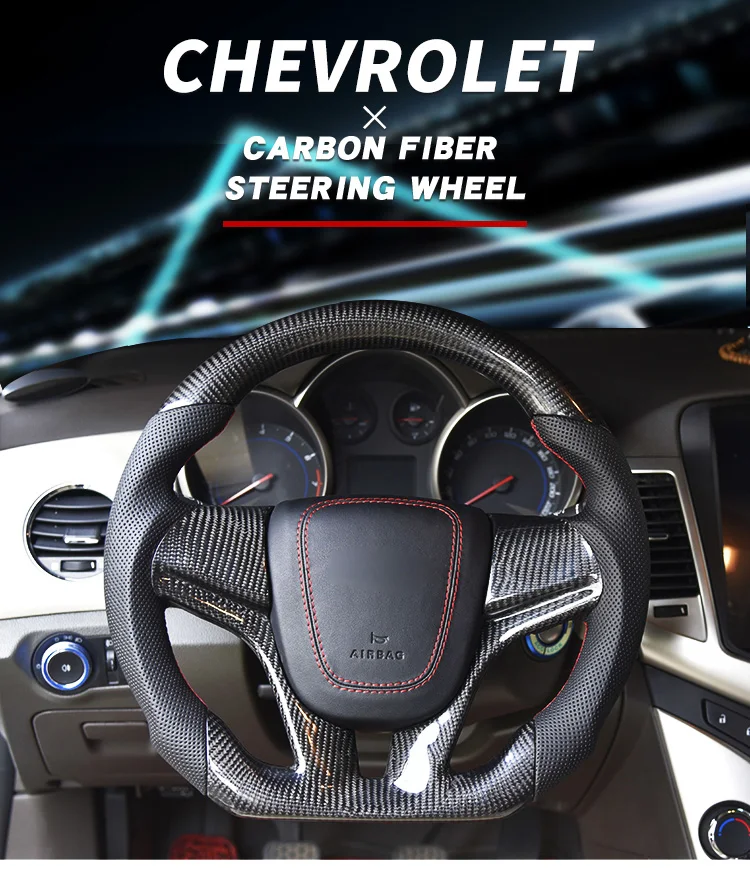 Carbon Fiber Steering Wheel For Chevrolet Corvette C8 - Buy Carbon ...