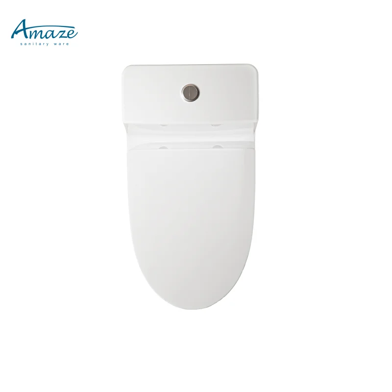 New design modern ceramic toilet bathroom floor mounted one piece water closet wc siphonic flushing toilet commode details