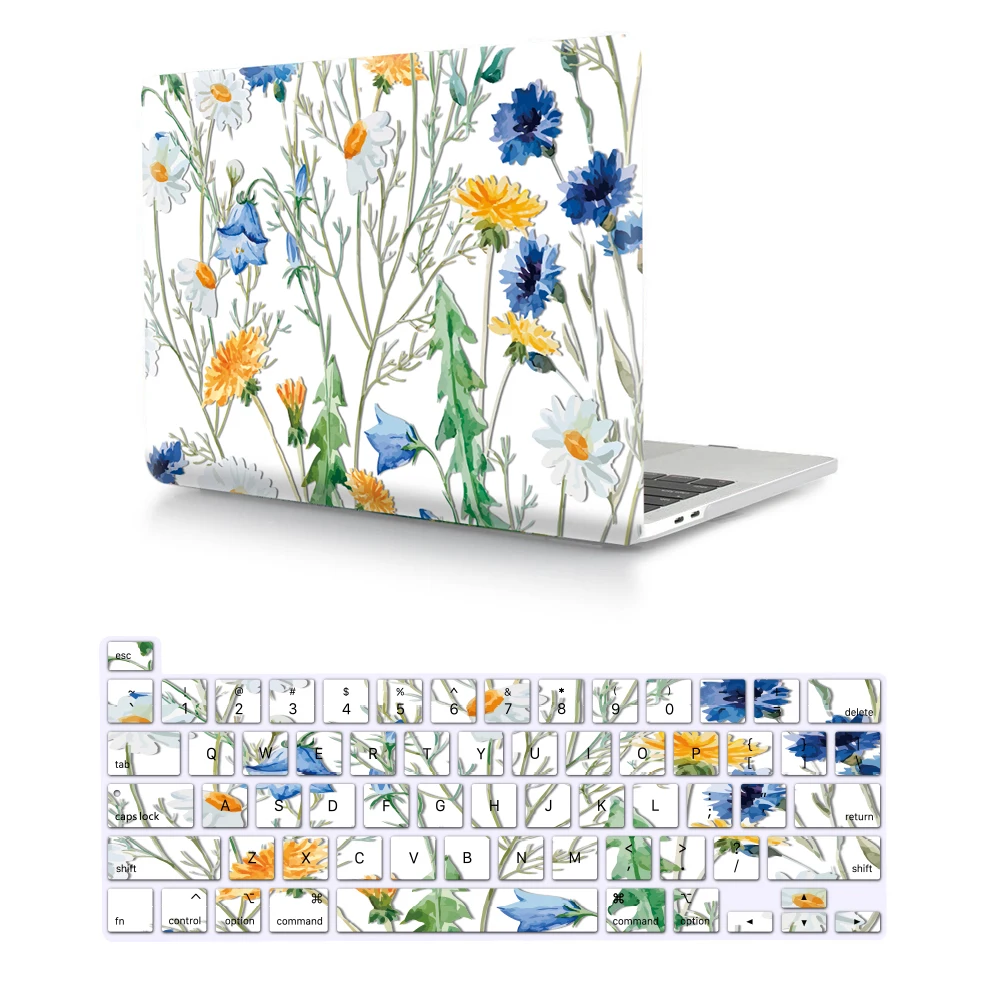 2 in 1 Laptop Color Style Design  Print Custom Hard case Cover for macbook Pro 13 A2159 2019 17 Inch Laptop Cover
