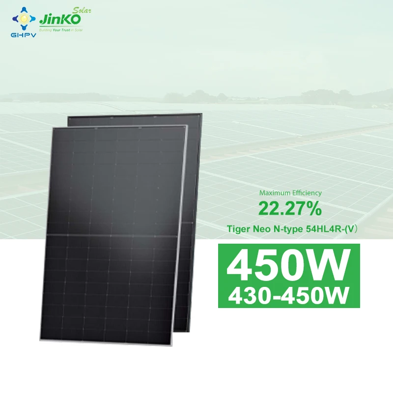 Jinko Mono PERC Solar Cell Tiger Neo N-type 54HL4R-(V) 430W 435W 440W ...