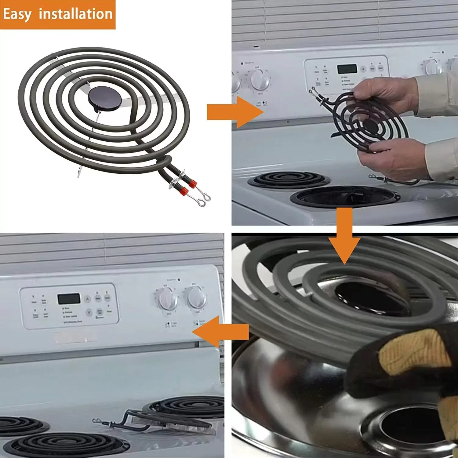Electric Stove Burners Replacement Element