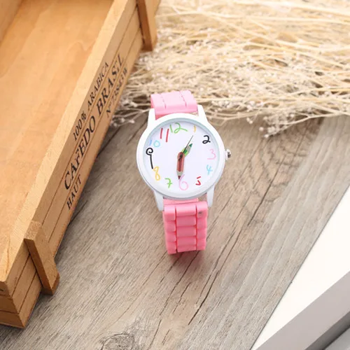 bubble style wood watch