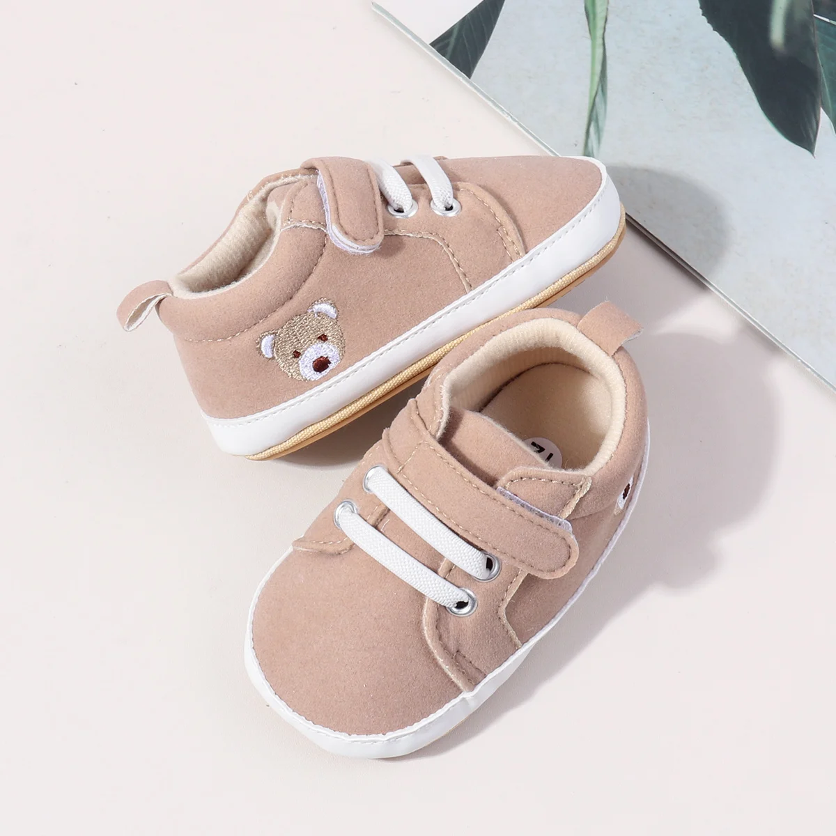 New Designs Hook&loop Design Anti-slip Soft Tpr Outsole Baby Boys Shoes Casual Sport Toddler Shoes manufacture