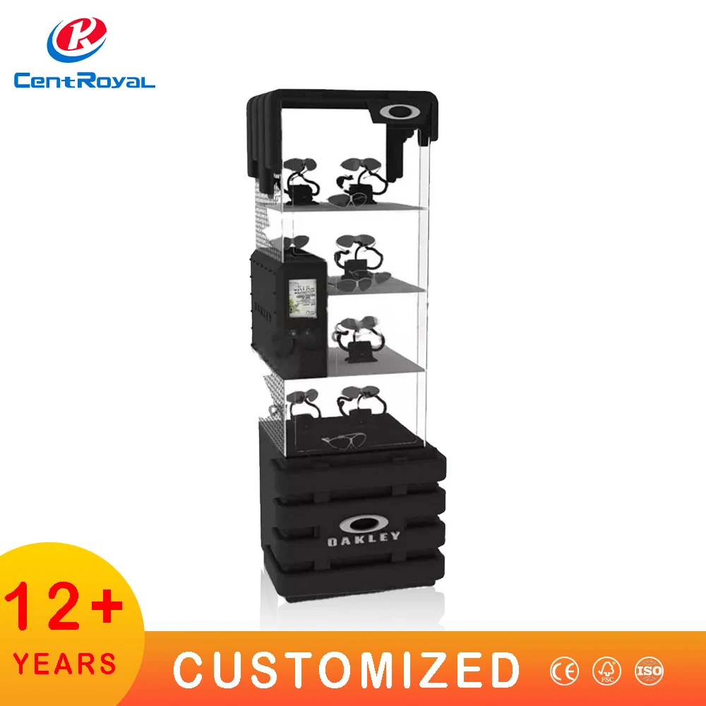 Shopping Mall Metal Countertop Sunglasses Display Rack Optical Display Optical Display Stand