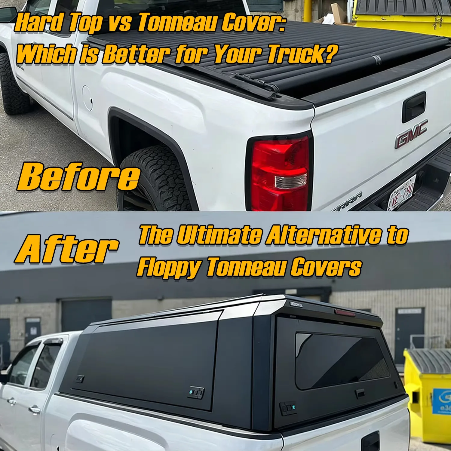 5ft 6ft Top Rated Overland Hard Topper Truck Smart Bed Cap Aluminum ...