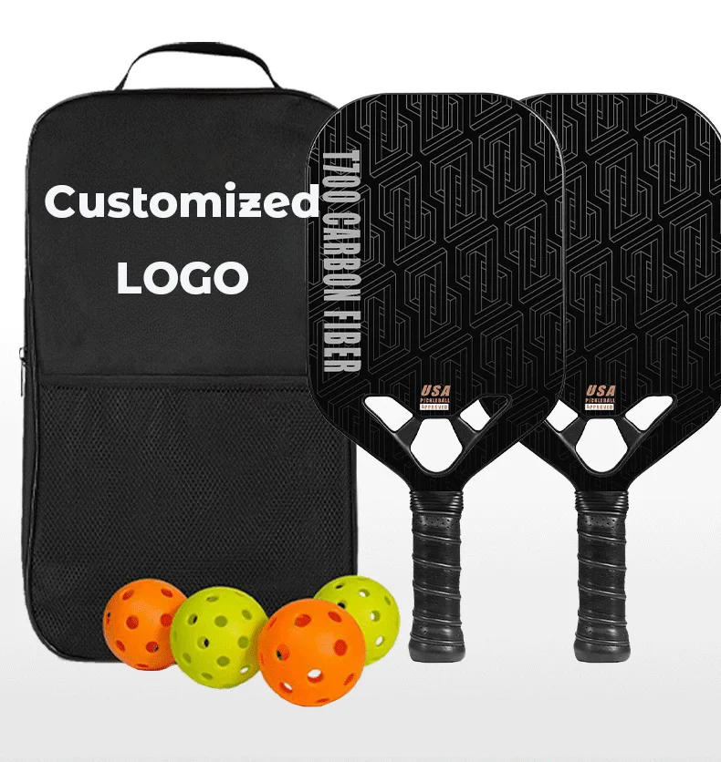 T700 Unibody Professional Custom Pickleball Paddle 16mm Carbon Fiber Thermoformed Edgeless Honeycomb for Adults Entertainment factory