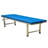 Flat, holeless (blue) paper roll rod