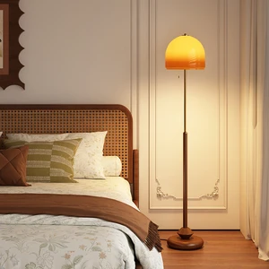 Mushroom-Style Classic Floor Lamp with LED Modern Bauhaus Medieval Design for Girl's Bedroom or Living Room