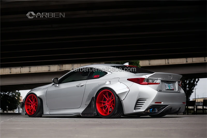 Lexus Rc200t Rear 2014-2018 Lexus RC200T RC300H RC350 Wide Body Kit - New Condition