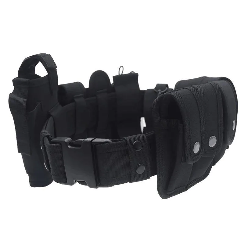 Mountaineering Outdoor Tactical Utility Belt Versatile Security Modular Equipment System Molded Duty Belt Hunting Accessories
