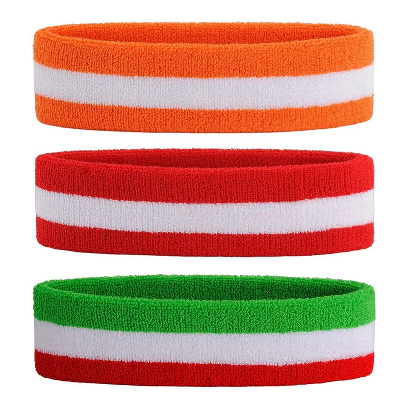 Wholesale Oem Wristband Sweatband Cotton Wrist Sweatbands Customized