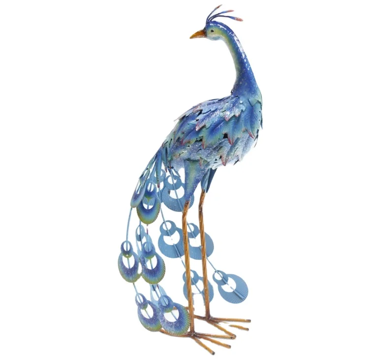  Statues  Metal Stake Peacock Statue for 