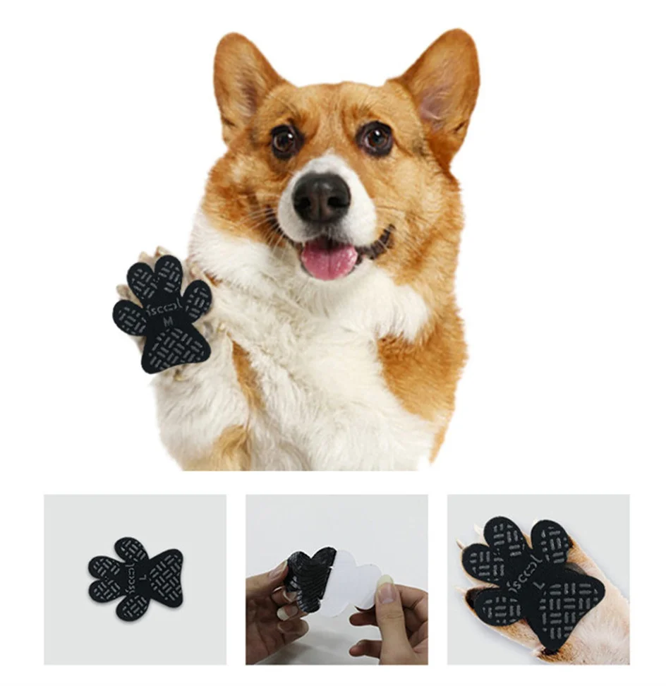 Waterproof Paw Protectors For Dogs Anti-slip Traction Pads Sticker Dog ...