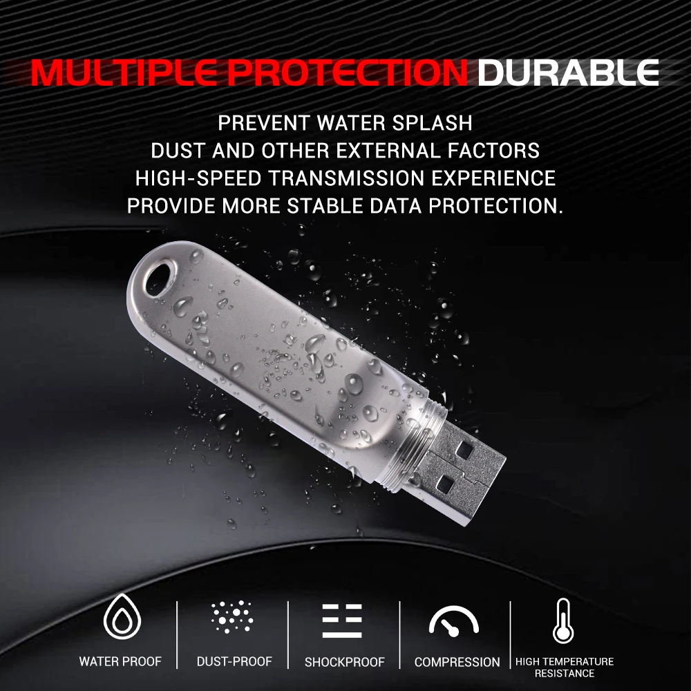 Custom Logo Metal USB 3.0 Pendrive Key Chain New 2GB 4GB 8GB 16GB USB Flash Drive Memory Stick Mini Pen Drive FlashDisk