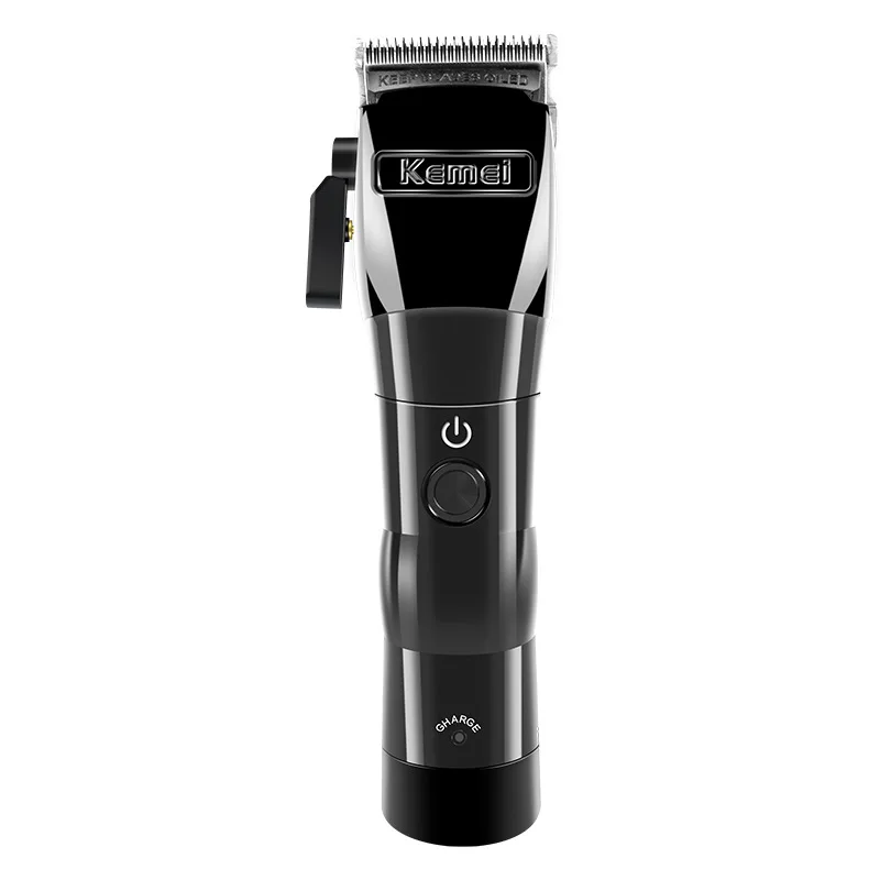 Kemei машинка для стрижки волос KM-2850 золотого тела металлическое Регулируемое лезвие из углеродистой стали профессиональная электрическая машинка для стрижки волос