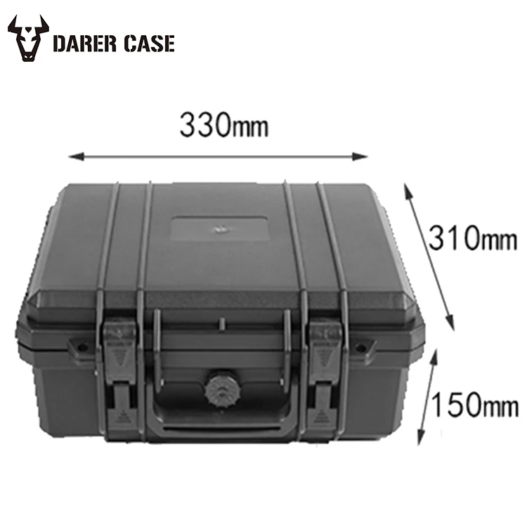 Hard Plastic Watch Travel case Briefcase for 6pcs Watch