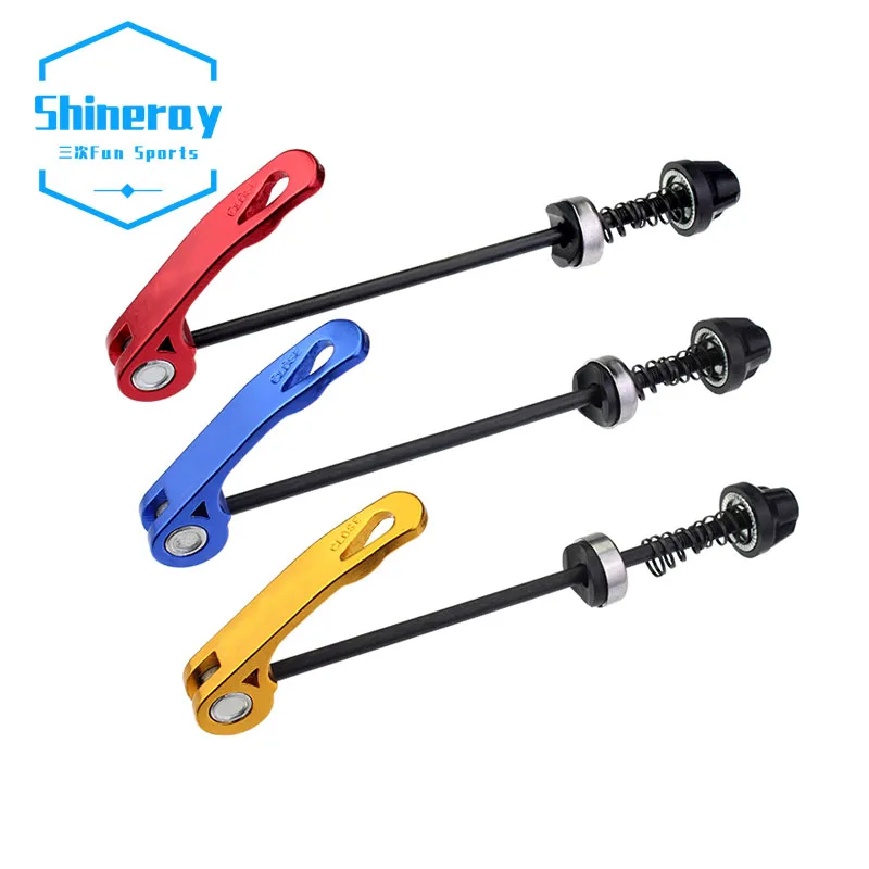 2Pcs Bicycle Quick Release Wheel Hub Skewers Bike Front Rear Bolt Lever Axle 