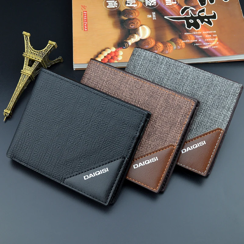 Wholesale Unisex Plaid PU Leather Zipper Wallets