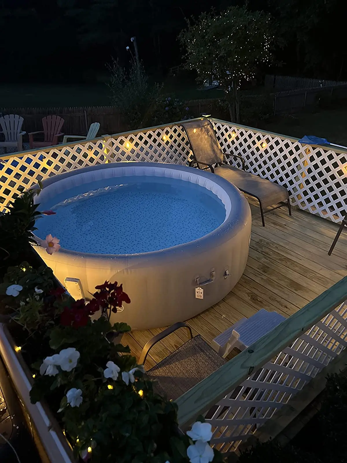 Modern Garden Adult Portable Inflatable Tub Oval Jet Large Size Pool