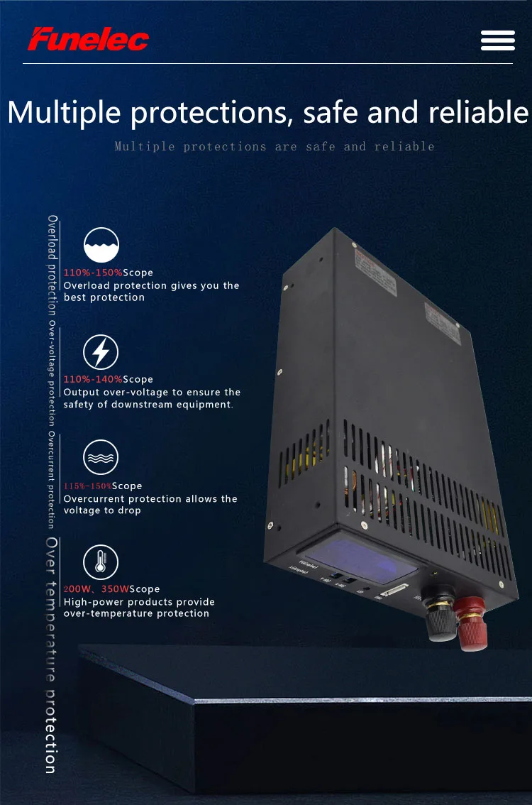 Highpower Switching Power Supply 3000w Dc Adjustable With Digital