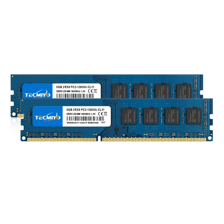 TECMIYO 8GB DDR3 Ram 1600MHZ Unbuffered Desktop Memory