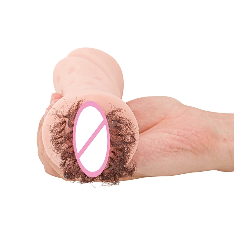 Soft TPE Material Man Stimulate Blow Job Male Masturbator Realistic Vagina Amazing Big Ass Hairy Pussy Adult Sex Toy for Man
