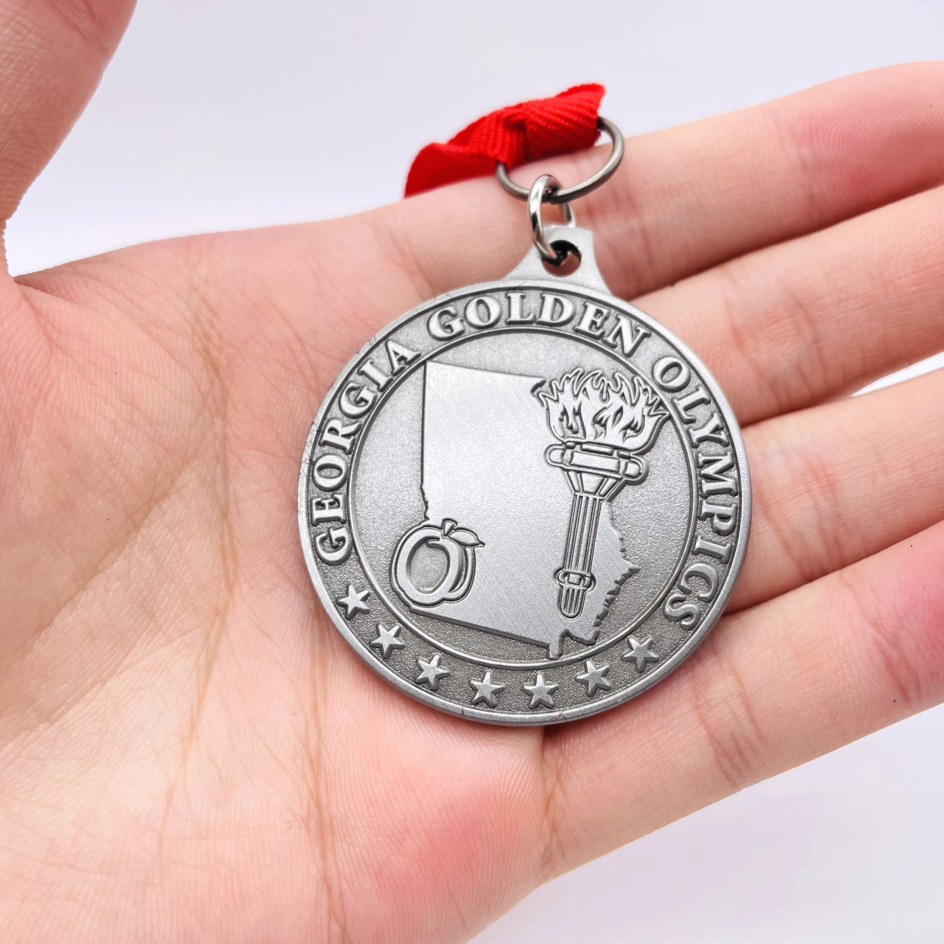 Customized Logo Design Gokeyringing Medals Die Medal Sports Brass Souvenir Promotional Metal Casting Plating Brkeychaintom Metal