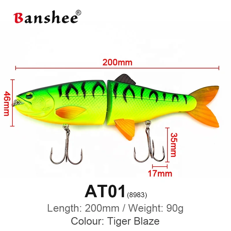 double jointed fishing lures Scorpion MadBait Double-Jointed 10'' Crankbait anglers can produce an attractive left Rapala J9 Jointed Minnow –